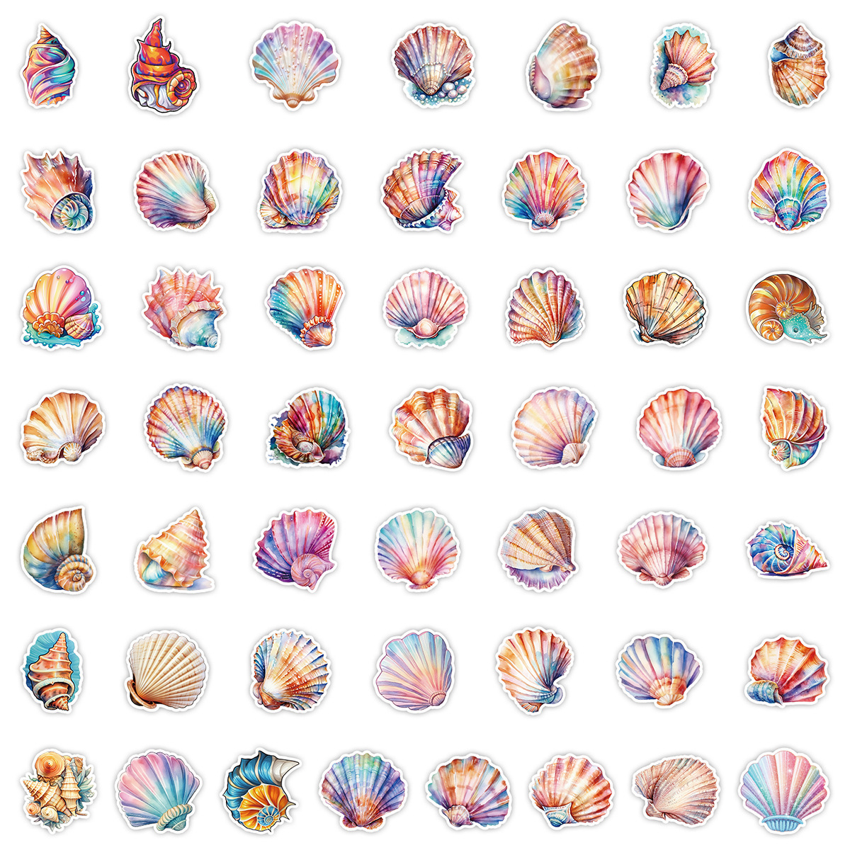 50 Ocean Series Stickers
