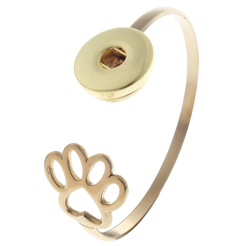 20mm Cat's Paw Simple Stainless Steel Bracelet