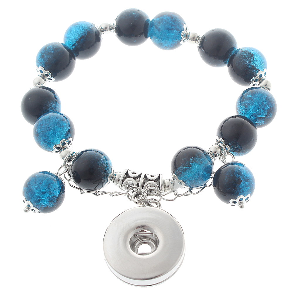 20mm Exquisite high-end beaded snap bracelet