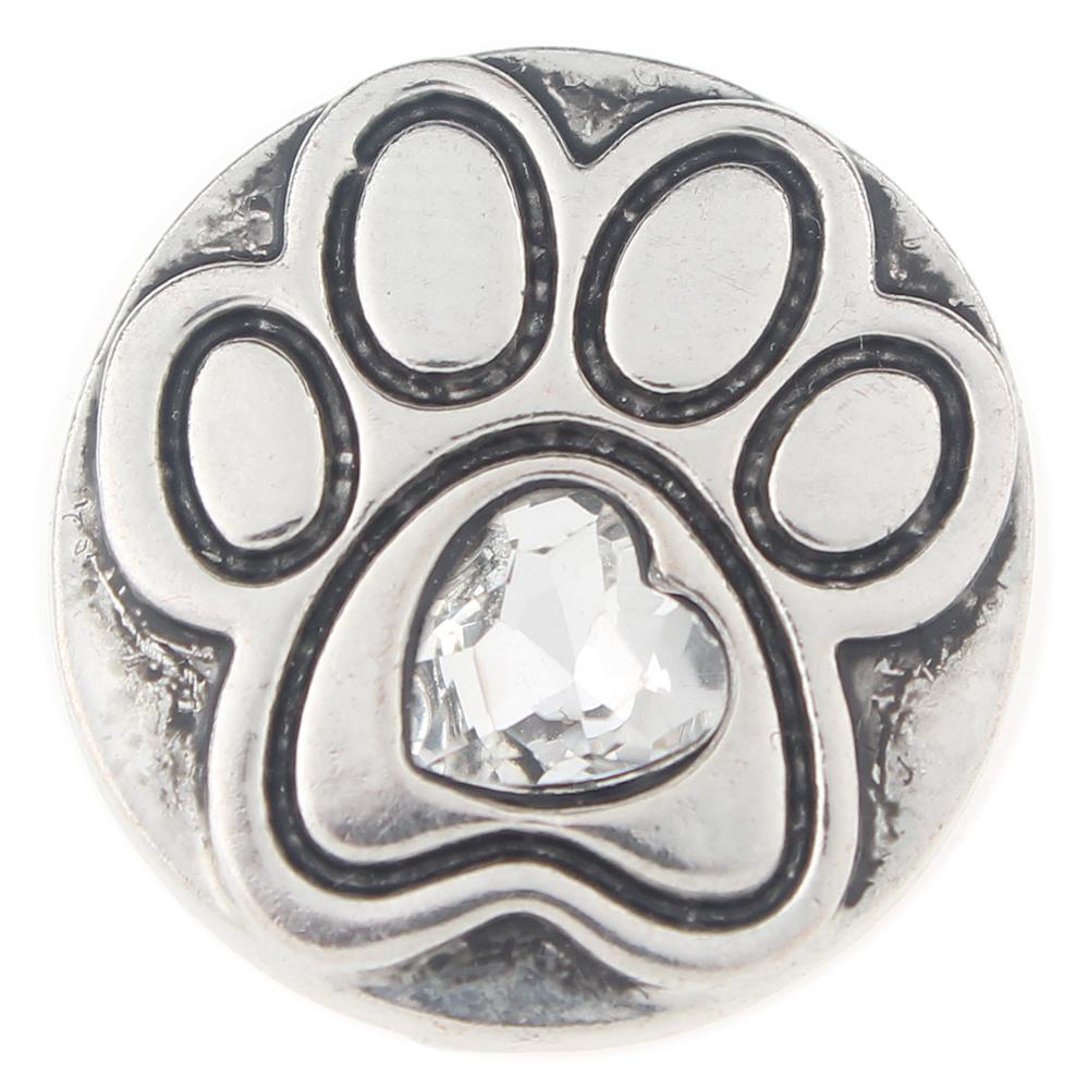 Animal Dog footprints 20mm Snap Button