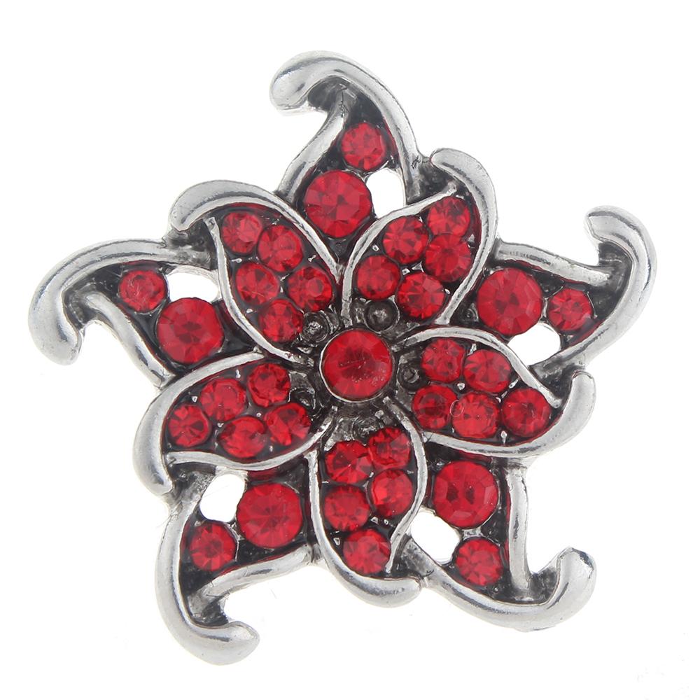 20mm star Snap Button with rhinestone