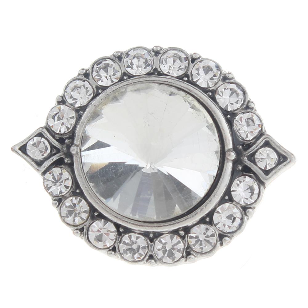 20mm design Snap Button with rhinestone