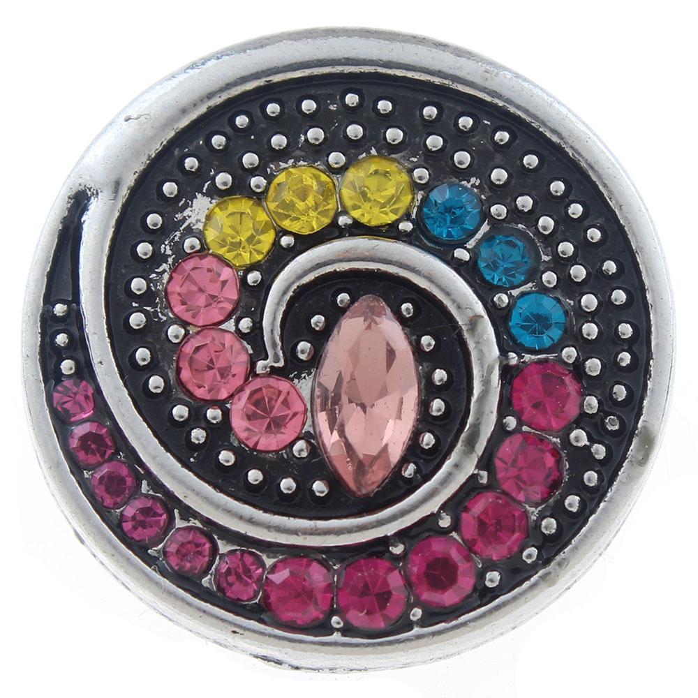 20MM snaps with rhinestone Snap Button