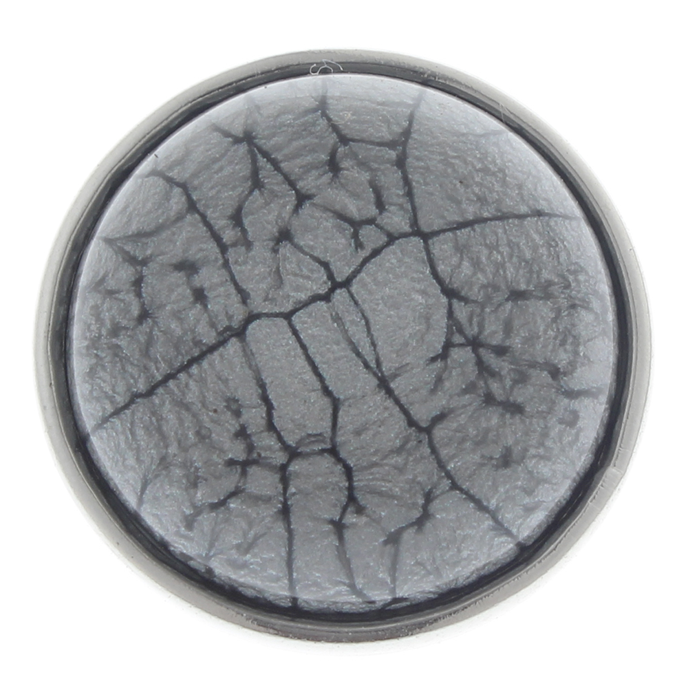 20mm Pearlescent crack round resin snap button