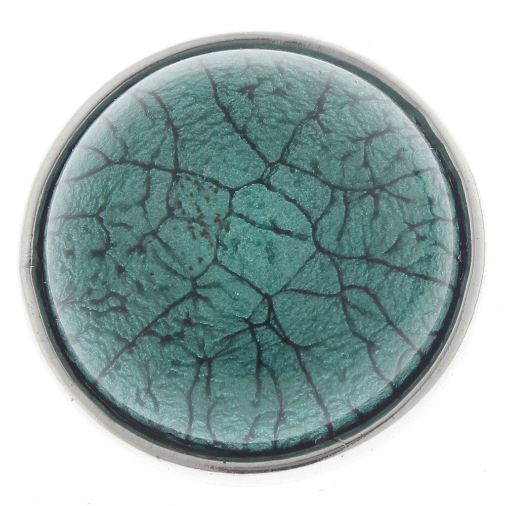 20mm Pearlescent crack round resin snap button