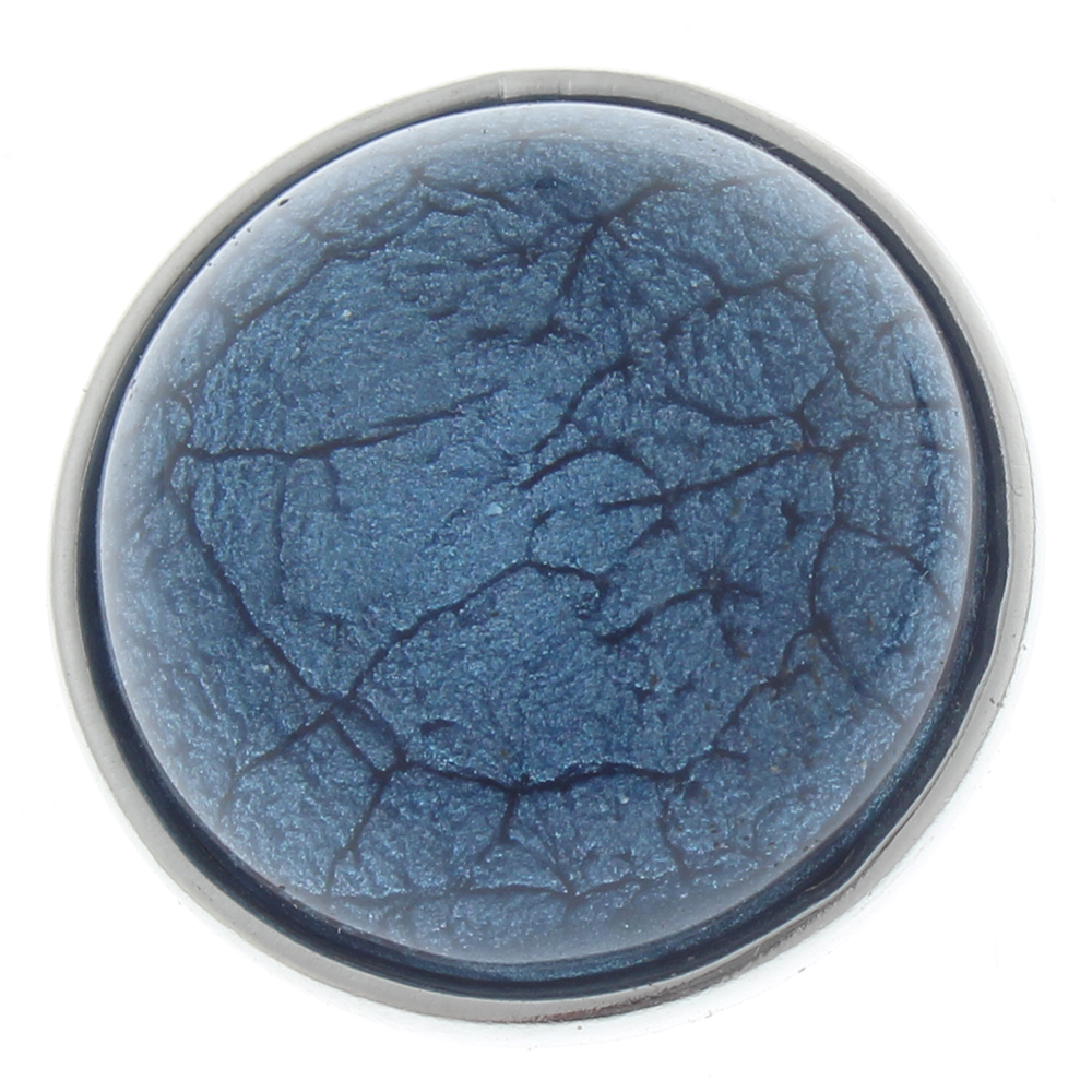 20mm Pearlescent crack round resin snap button