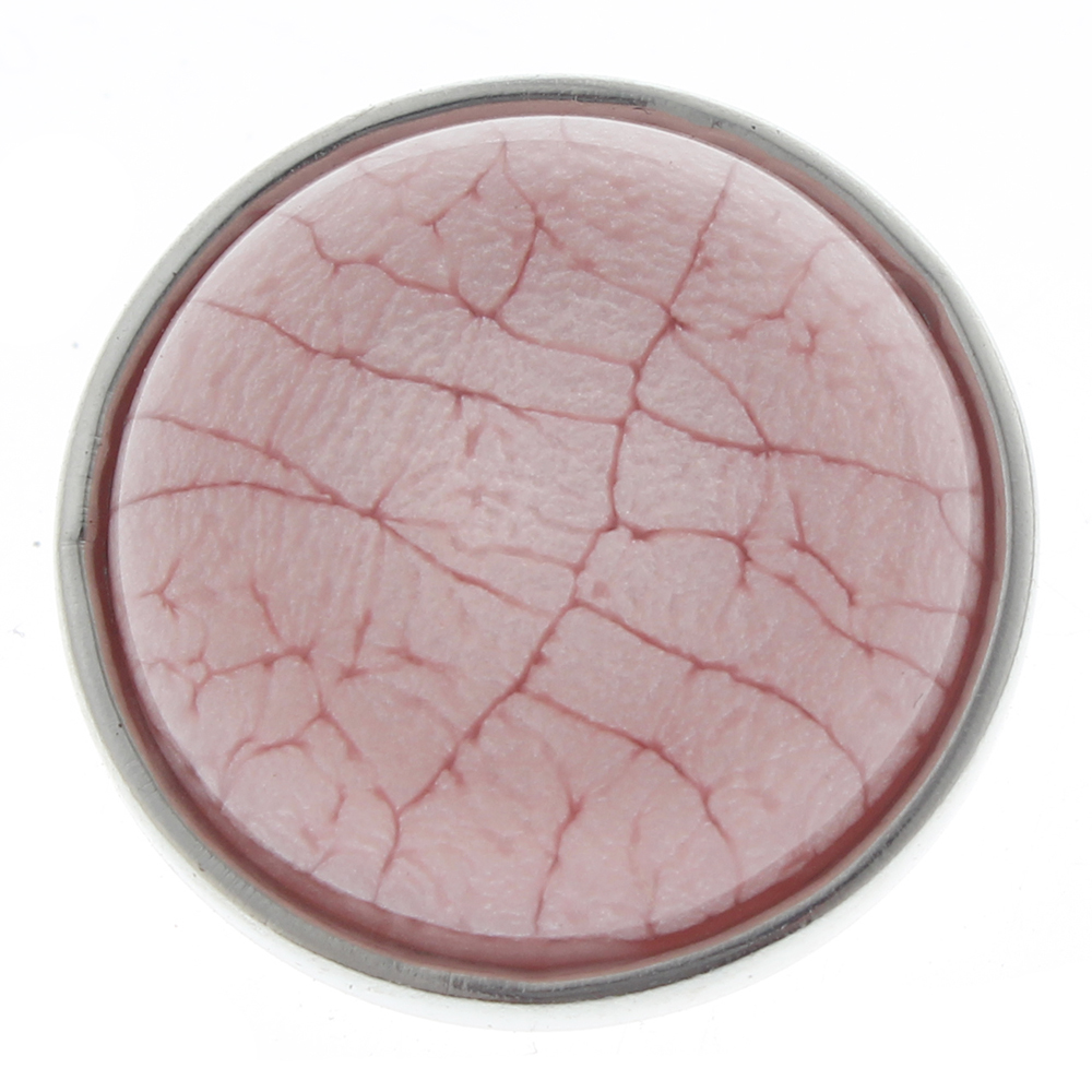 20mm Pearlescent crack round resin snap button