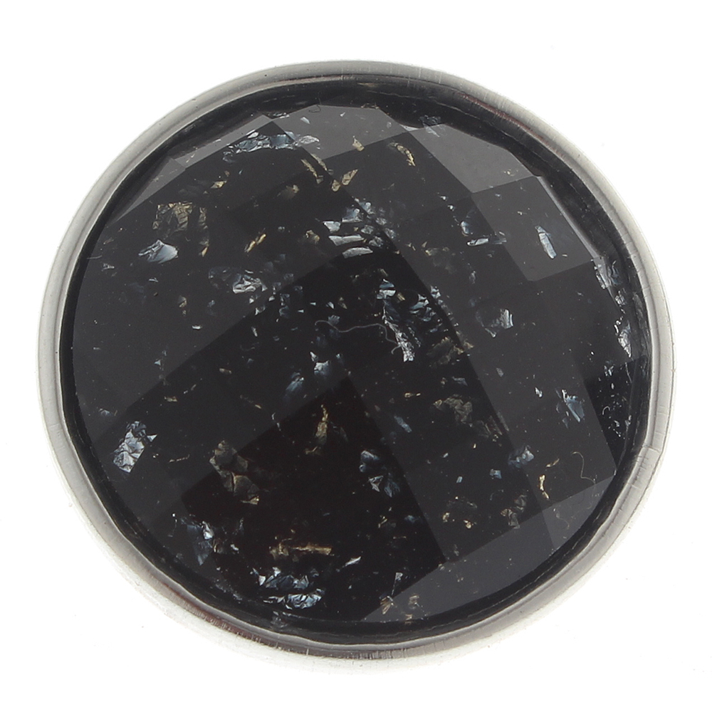 20mm Round color cut resin snap button