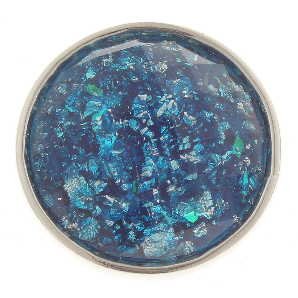 20mm Round color cut resin snap button