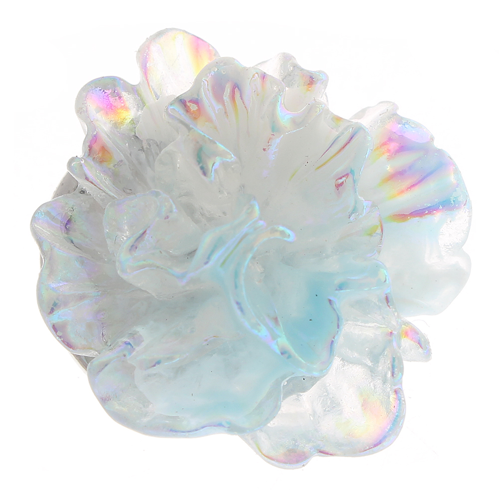 20mm Luminous flowers resin snap button