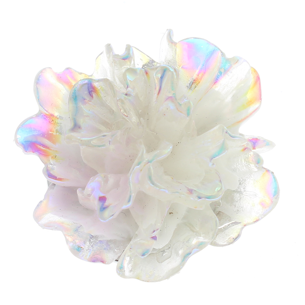 20mm Luminous flowers resin snap button