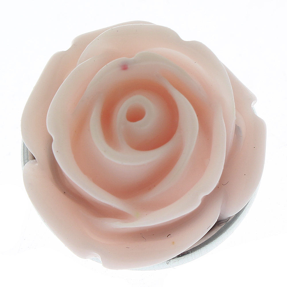 20mm Luminous Camellia Rose resin snap button