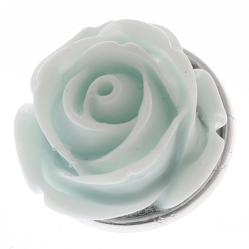 20mm Luminous Camellia Rose resin snap button