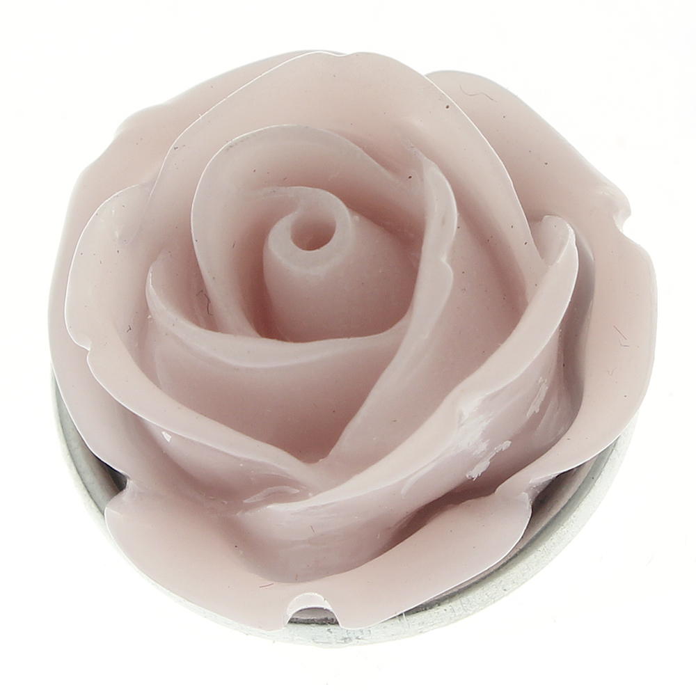 20mm Luminous Camellia Rose resin snap button