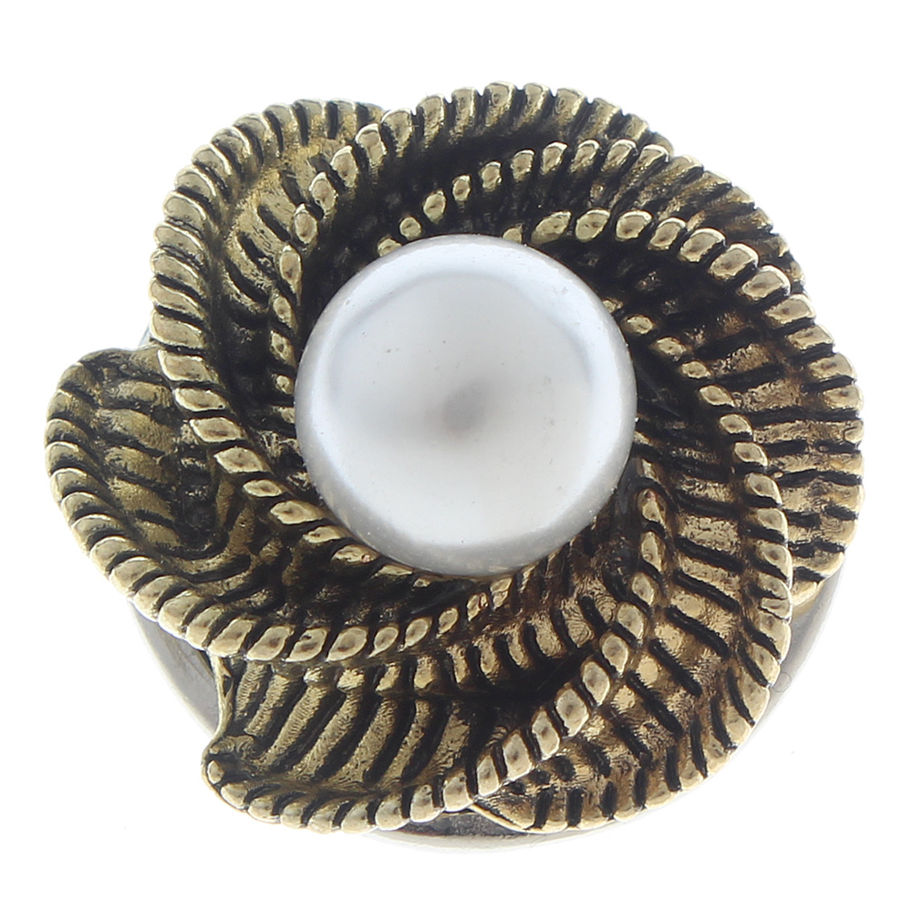 20mm Alloy Pearl resin snap button