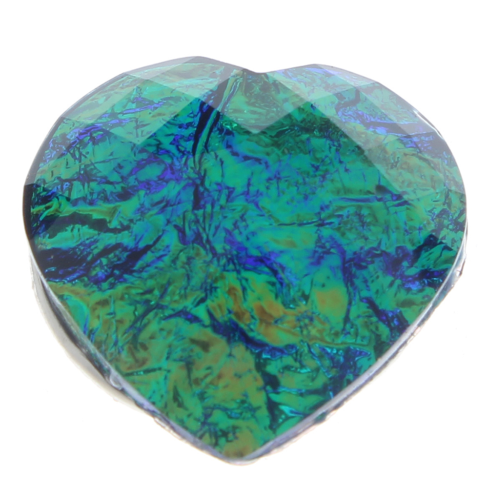 20mm Van Gogh oil painting starry sky cut heart snap button