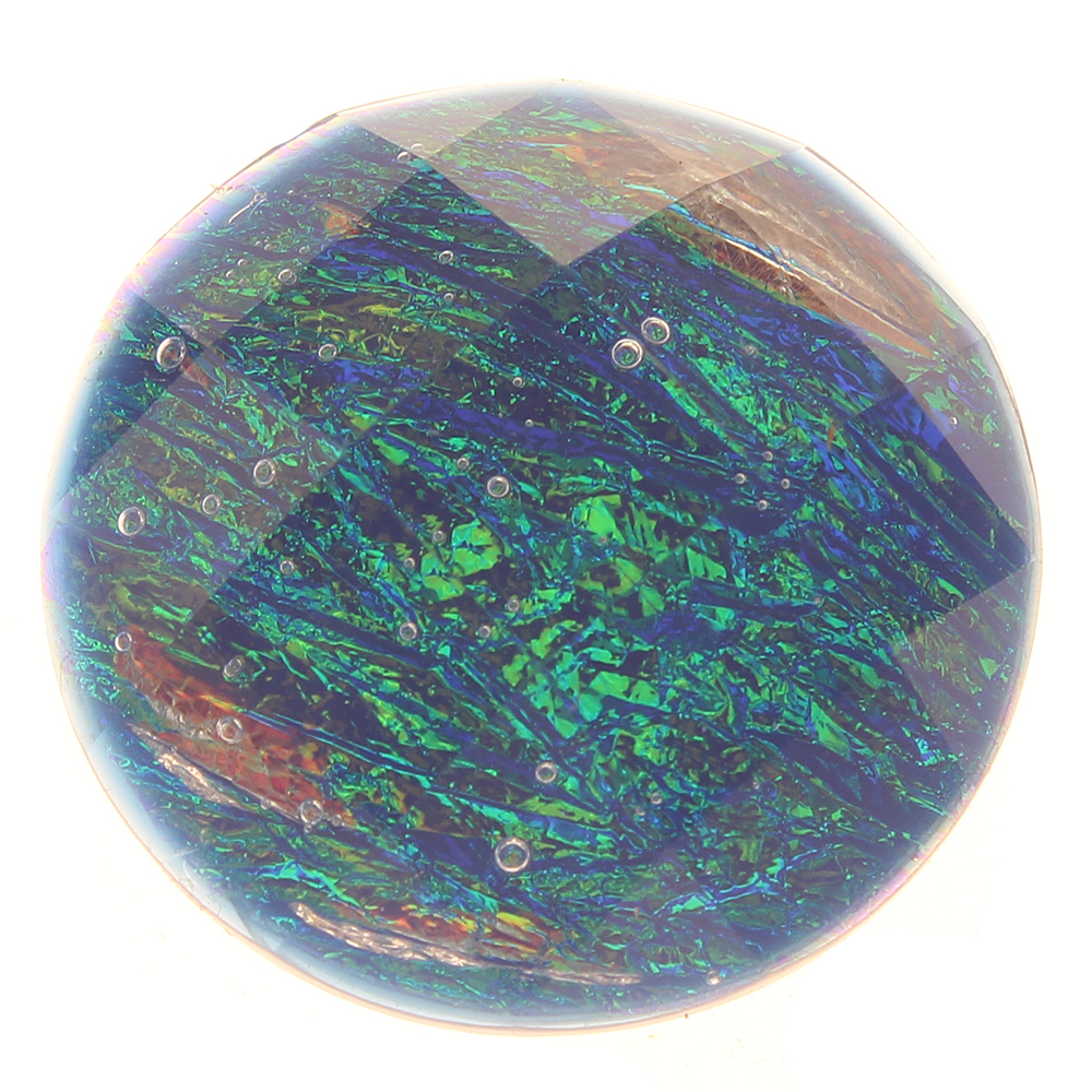 20mm Circular cross-section starry sky oil painting snap button