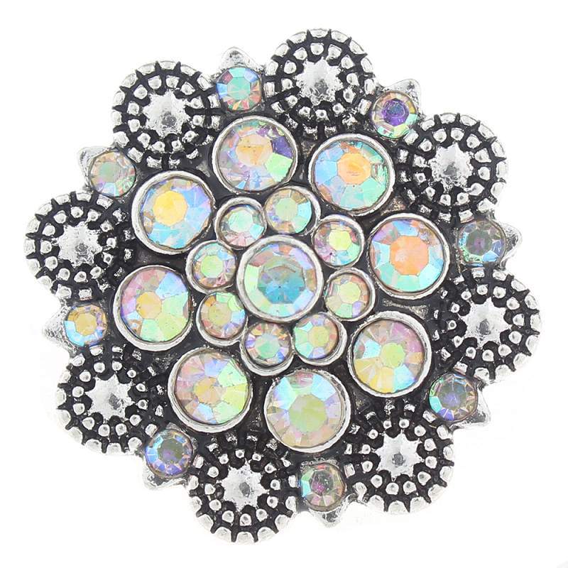 20mm design Snap Button with rhinestone