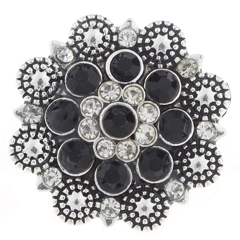 20mm design Snap Button with rhinestone