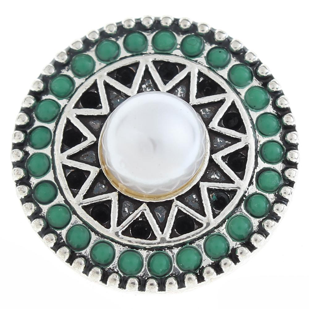 20mm design Snap Button with rhinestone