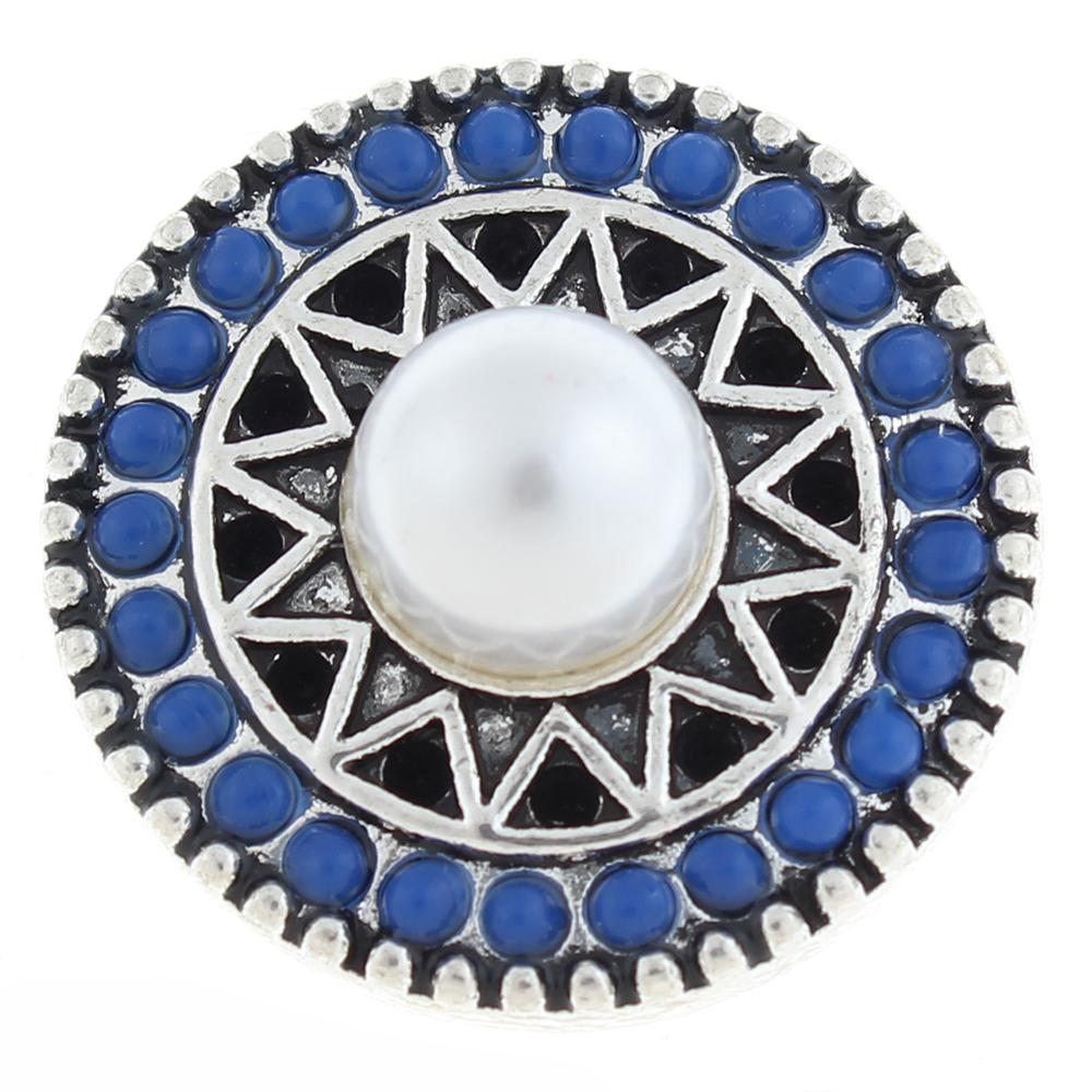 20mm design Snap Button with rhinestone