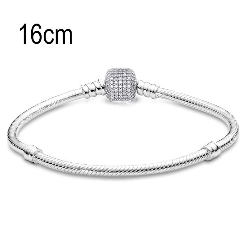 16 CM European Big Hole Beads Snake bone chain Basic Bracelets