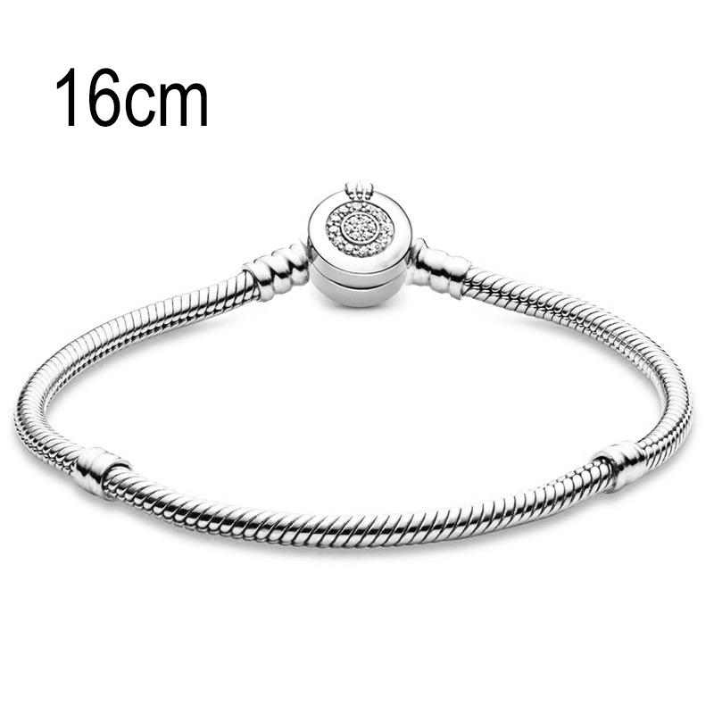 16 CM European Big Hole Beads Snake bone chain Basic Bracelets