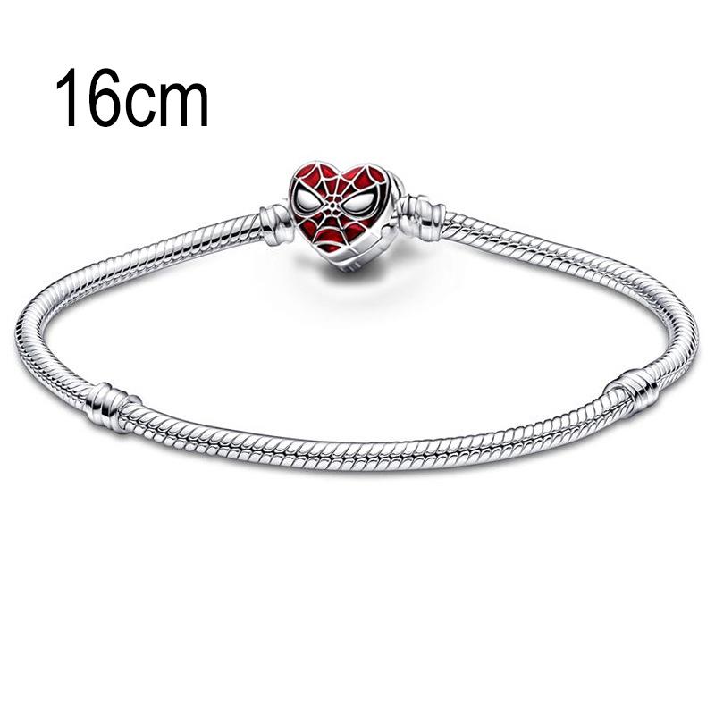 16 CM European Big Hole Beads Snake bone chain Basic Bracelet