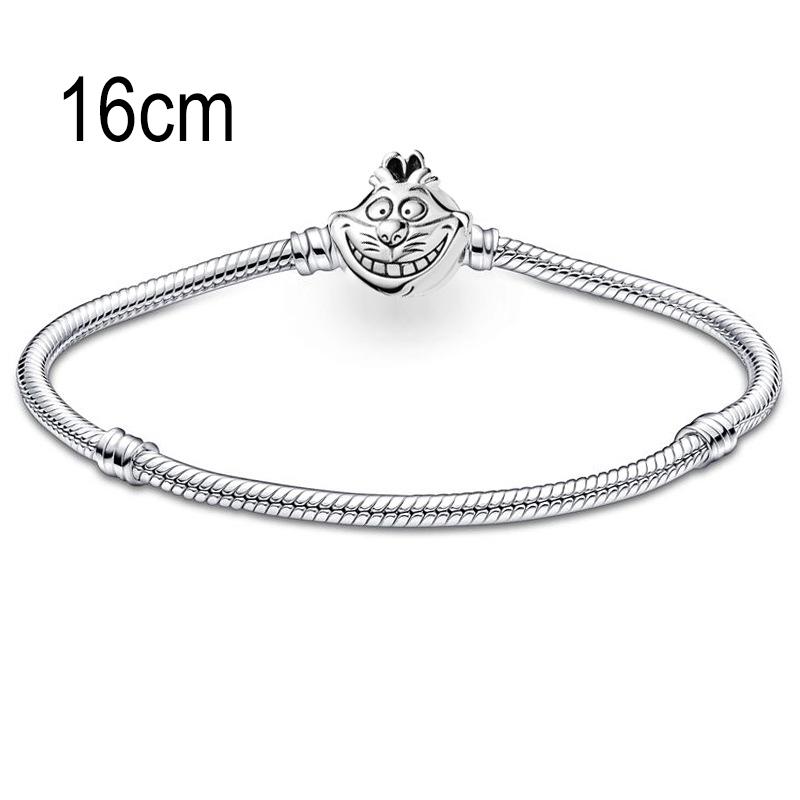 16 CM European Big Hole Beads Snake bone chain Basic Bracelet