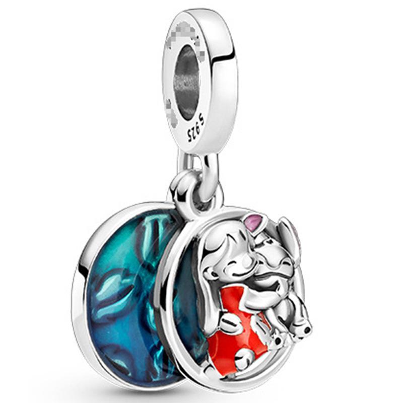 MOQ 2 pcs Cartoon Big Hole European Charms 19 Styles To Choose