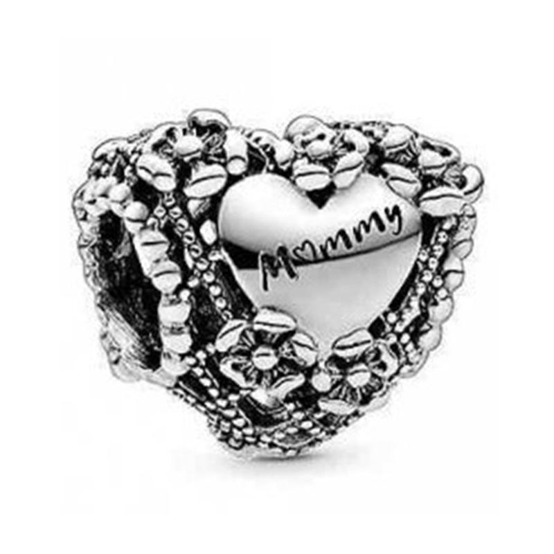 MOQ 2 pcs Romantic Love Tag Numbers Big Hole European Beads or Charms 45 Styles To Choose