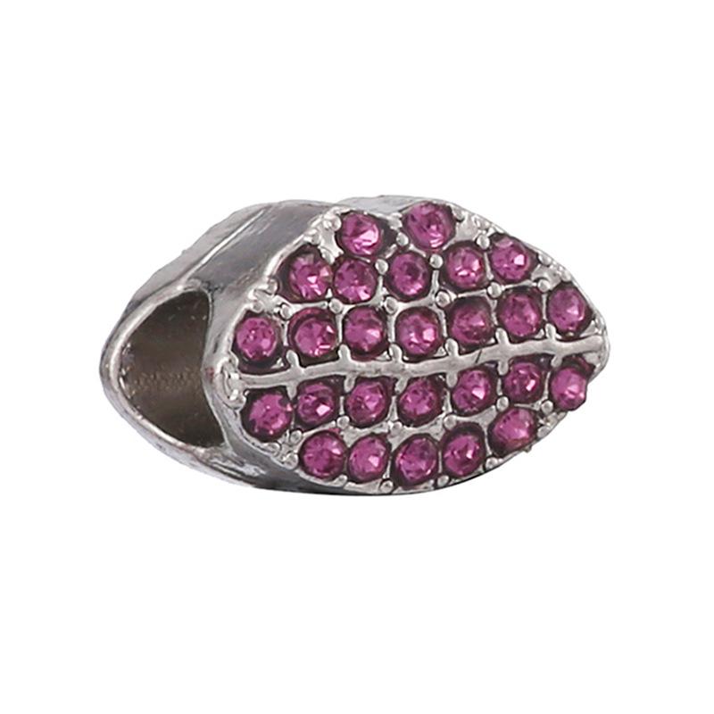 MOQ 2 pcs Purple Big Hole European Beads or Charms 45 Styles To Choose