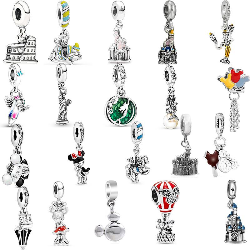 MOQ 2 pcs Cartoon Big Hole European Beads or Charms 19 Styles To Choose