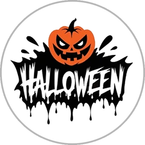 Halloween 20MM Print Glass Snaps