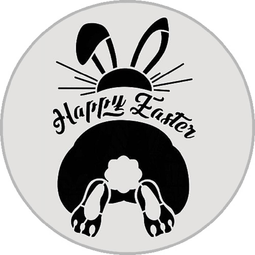 Easter Bunny 20MM Print Glass Snaps